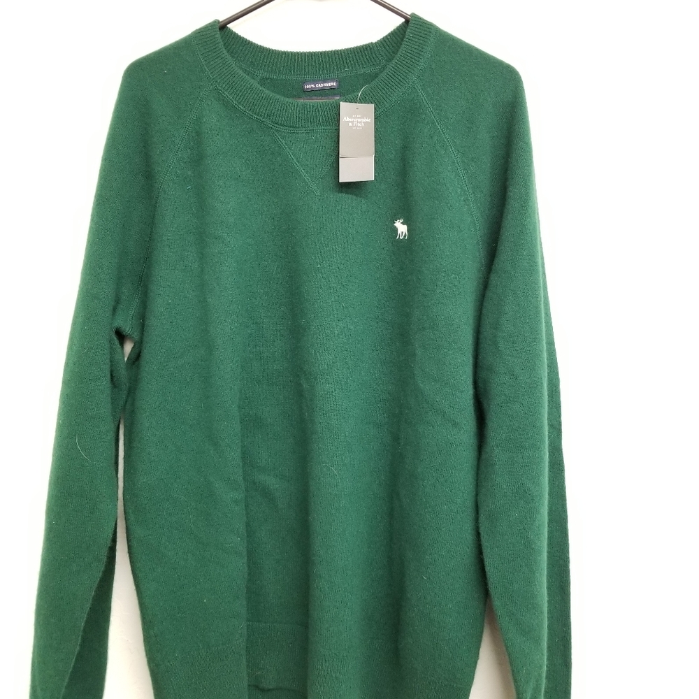 NWT Abercrombie and Fitch  Is cashmere sweater large